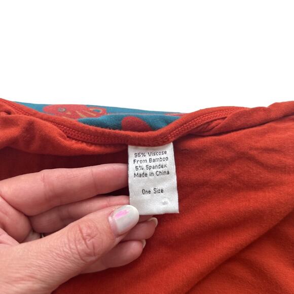 Kickee Pants Bamboo Oasis Octopus Toddler Blanket - Picture 4 of 5